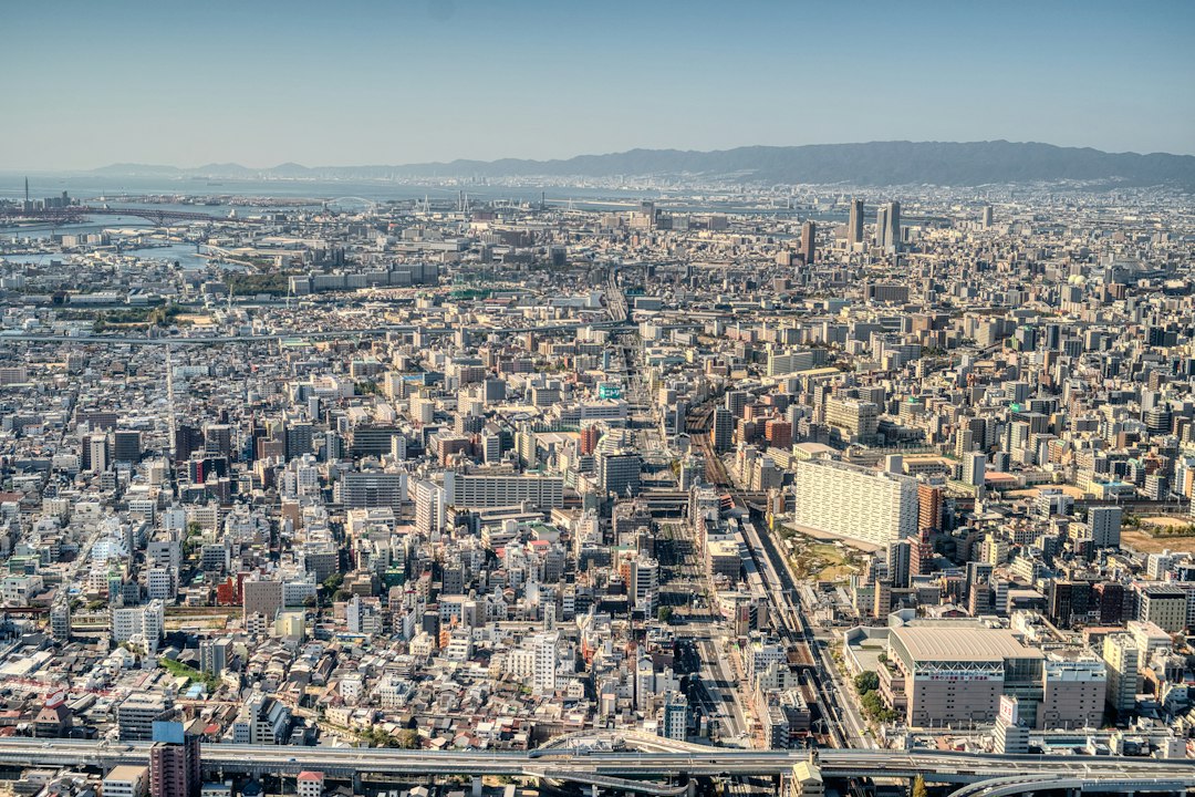 大阪の街並み