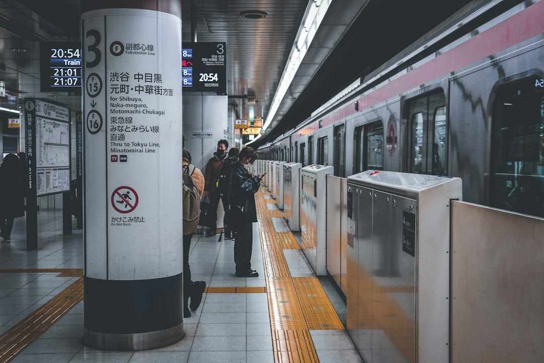 東京地下鉄の移動