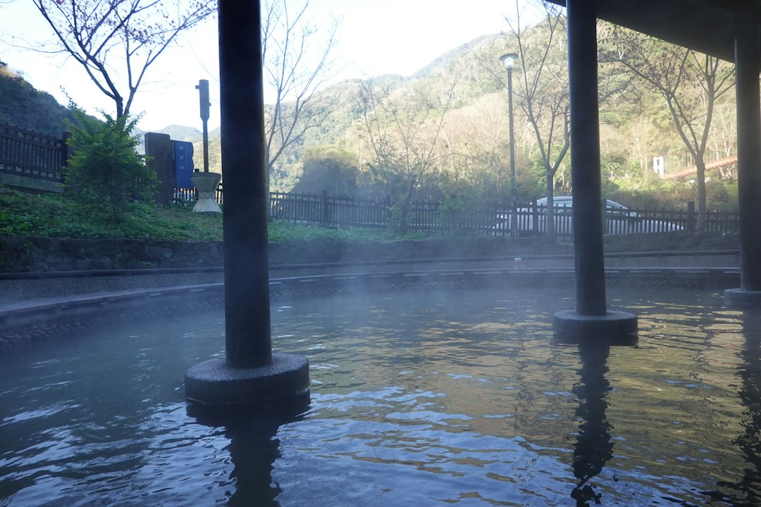 温泉の風景